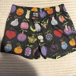 One Piece x Dim Mak “To Be Continued Devil Fruit” Shorts NEW